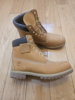 Timberland Men's  Premium 6-Inch Waterproof Boot Wheat Nubuck SZ 12