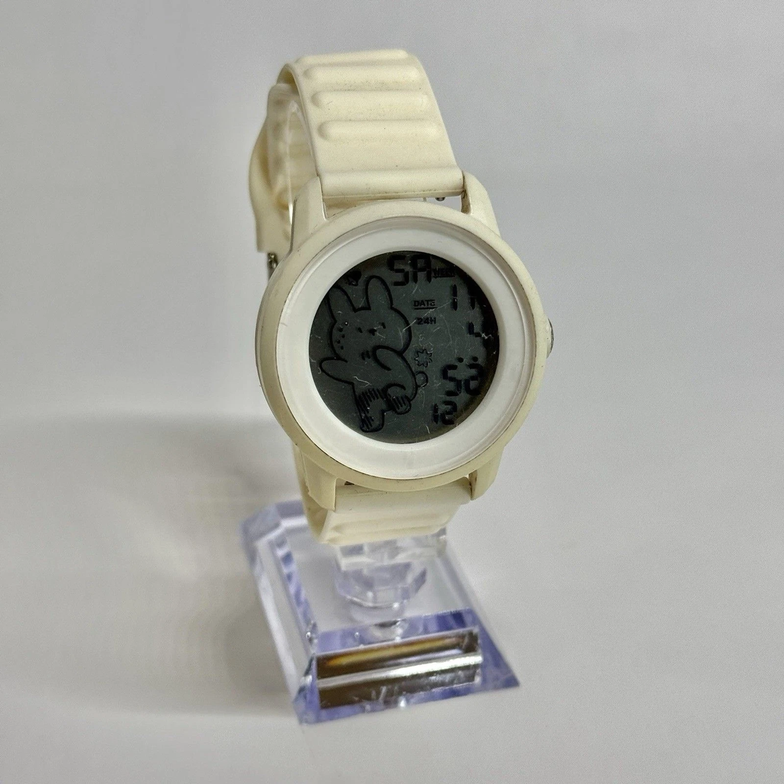 SKMEI Kids Cartoon Rabbit Sport Quartz Digital Vintage Watch W437 *WORKING
