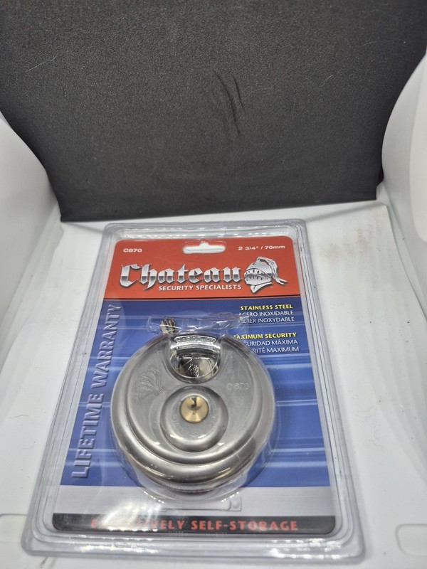  Total of 4 New Chateau Security Specialists Stainless Steel Storage Lock.