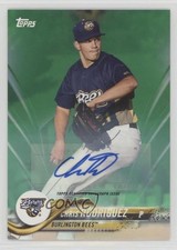 2018 Topps Pro Debut Green Auto 71/99 Chris Rodriguez #125 Auto n1u