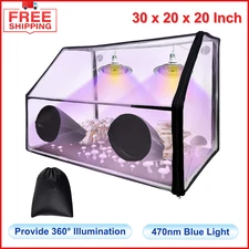 Large Still Air Box Mushroom Grow Set 30x20x20 in Mycology Fume Hood Propagation