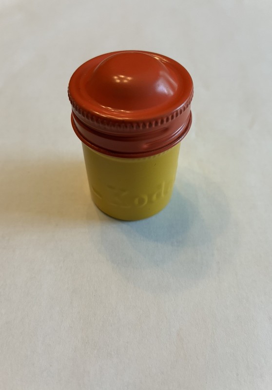 Vintage EASTMAN KODAK COMPANY Metal 2” Film Canister Container