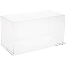 Plymor Clear Acrylic Display Case with Clear Base, 12" x 6" x 6"