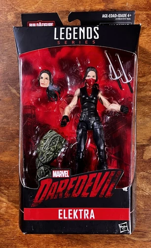 Marvel Legends Elektra Man-Thing Serie BAF Daredevil Netflix Nuevo en Caja Hasbro