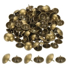 200Pcs Upholstery Tacks 0.47" x 5/8" Thumb Nails Pins for Sofa Furniture