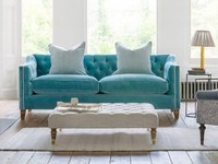 Chesterfield Sofa 2 Sitzer Polster Designer Couchen Sofas Garnitur Zweisitzer