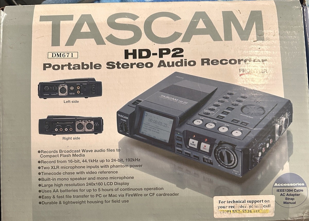 Tascam HD-P2 Digital Multi Track Recorder for sale online | eBay