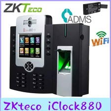 ZKteco iClock880 Fingerprint Time Attendance Clock Machine WIFI Access Control
