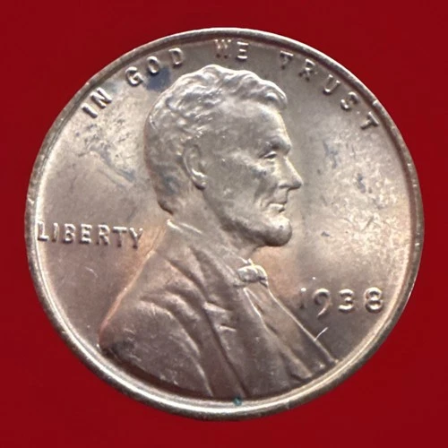 1938-P BU RD Lincoln Wheat Cent “Best Value on eBay" FAST SHIPPING 703B