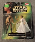 1997 Star Wars Power of the Force Luke Skywalker and Princess Leia Action Figure
