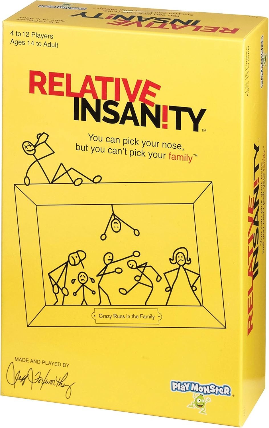 Ultimate Family Fun: Relative Insanity Card Game by Jeff Foxworthy