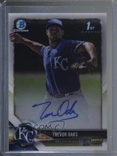 Trevor Oaks Bowman Chrome 2018 Auto