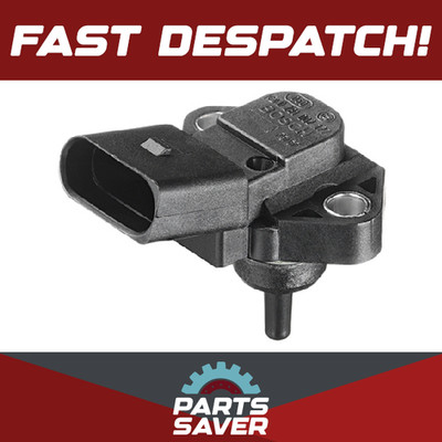 Boost Pressure Sensor fits AUDI A2 8Z0 1.2D 1.4D 00 to 02 AMF Bosch 038906051