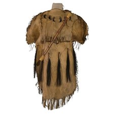 Native American-Style Buckskin/Deerskin Ceremony Garment
