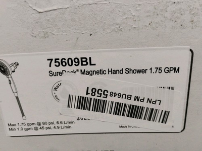 #ad #ad ​Delta 75609BL Sure Dock Magnetic Hand Shower Matte Black 1.75GPM $29.87