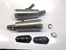2015 Yamaha Vmax 1700 VMX1700 Akrapovic Silencers - S-Y17SO1-HBAV