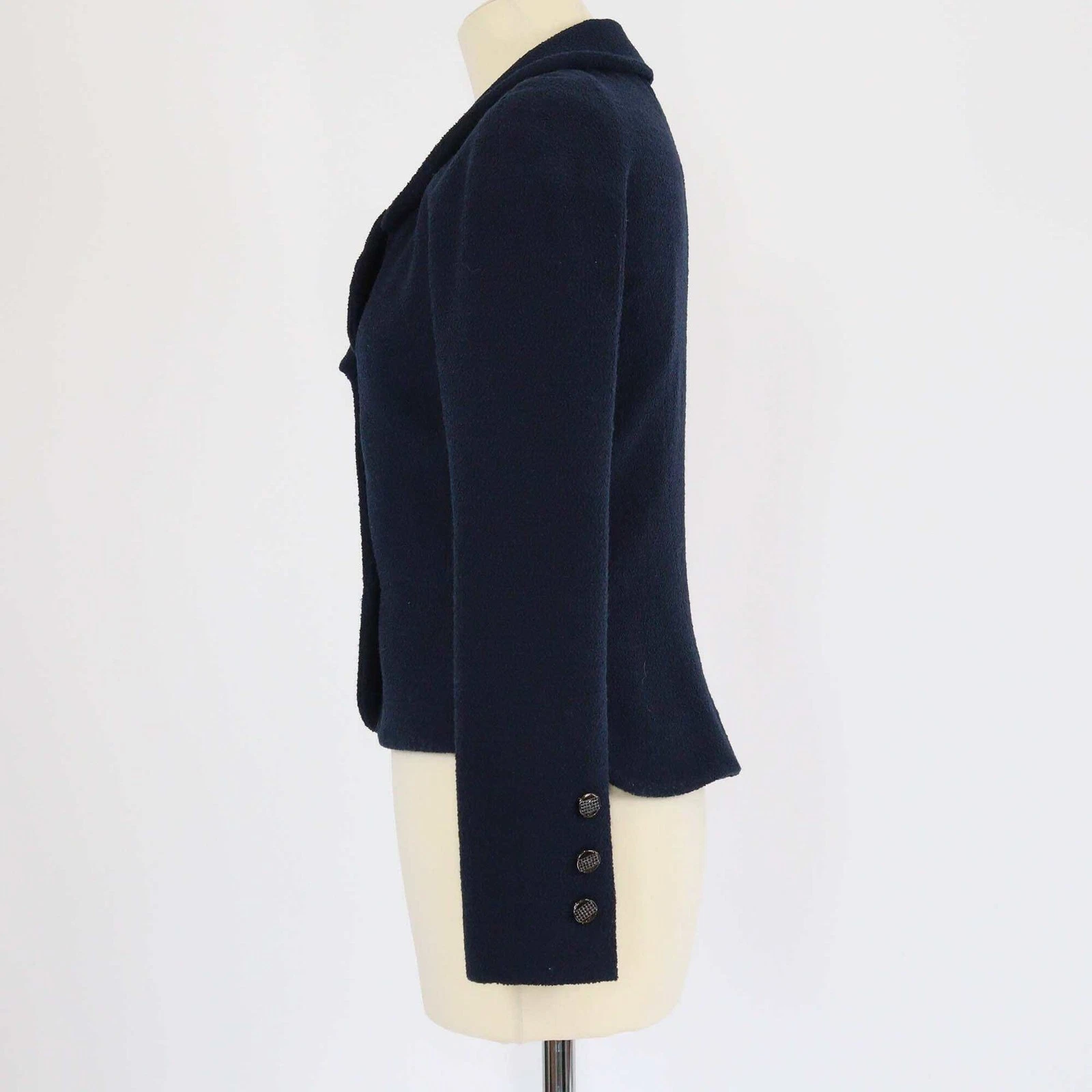 Blazer Chanel blu navy boucle