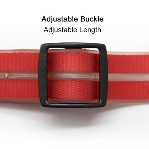 Impermeable Magnético Charge Parpadeo LED Mascota Perro Collar Parpadeante PVC - Picture 4 of 8