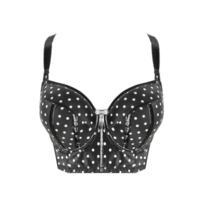 PARFAIT Charlotte 6977 Underwire Padded Long Line Bra - Black Dot