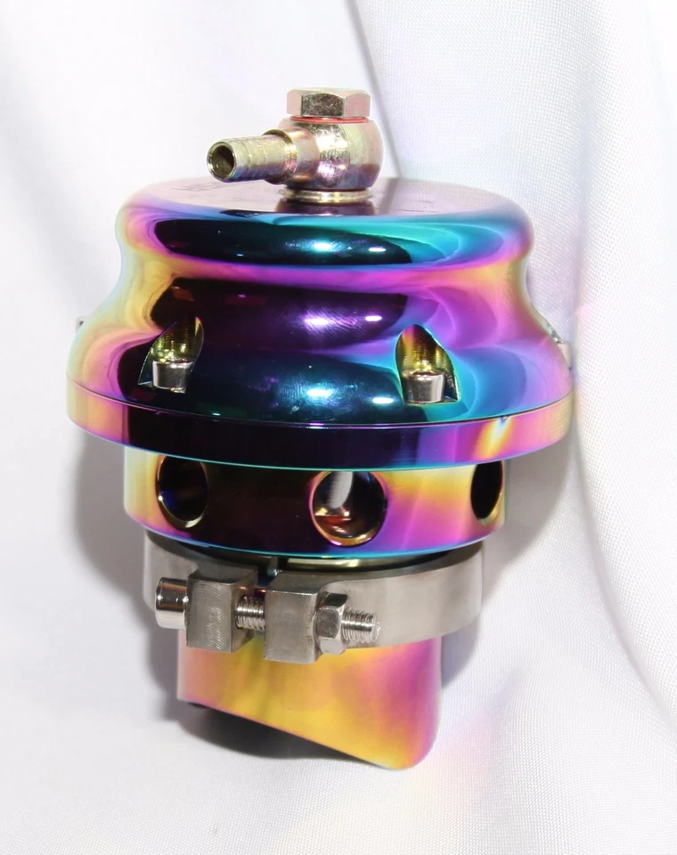 EMUSA Turbo Universal Blow Off Valve 50MM V Band Rainbow Mustang Camaro Neon bov - Image 3 of 4