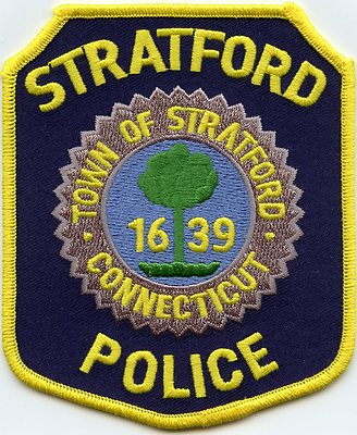 STRATFORD CONNECTICUT CT yellow border POLICE PATCH | eBay