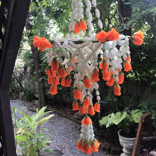 Thai Ancient Style Handmade Hanging Flowers Raya Noi Home Decor Gift Small Size - 第 14/30 張圖片