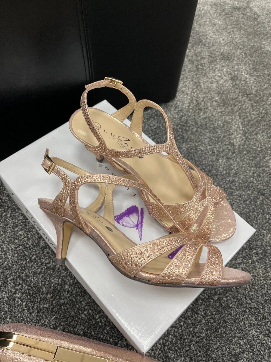 Rose gold cheap shoes wide