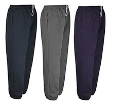 Men's Casual Fleece Tracksuit Elasticated Jogging Gym Bottom Trouser Size S-10XL
