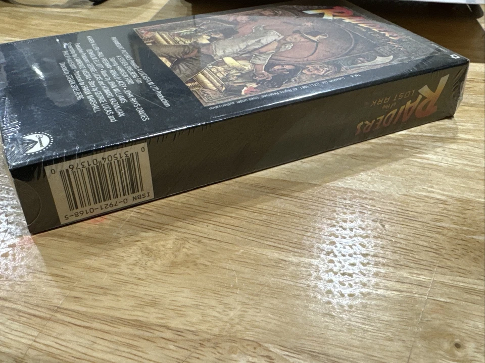Indiana Jones Raiders of the Lost Ark VHS Sealed w/ Watermark - Image 3 of 4