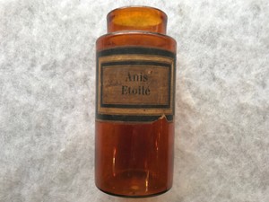 9 Times Points Anis Etoile Vintage France Amber Glass Pharmacy Bottle Sneak Peek Www Globalwealths Org