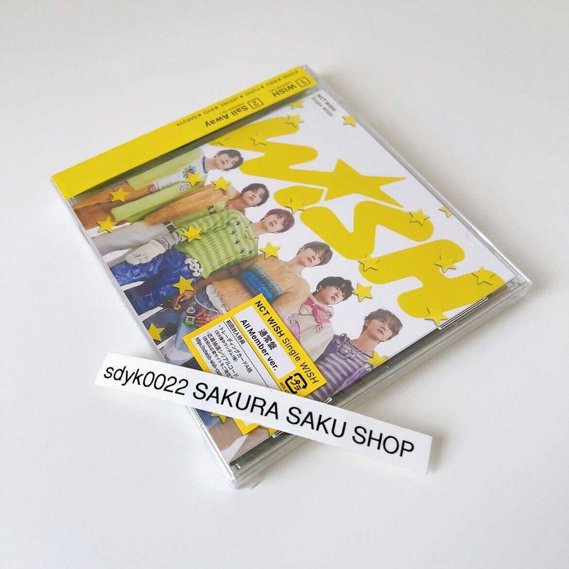 NCT WISH Japan 1st Single WISH CD ALL Member ver. Regular NCT WISH Japan 1st Single WISH CD ALL Member ver. Regular