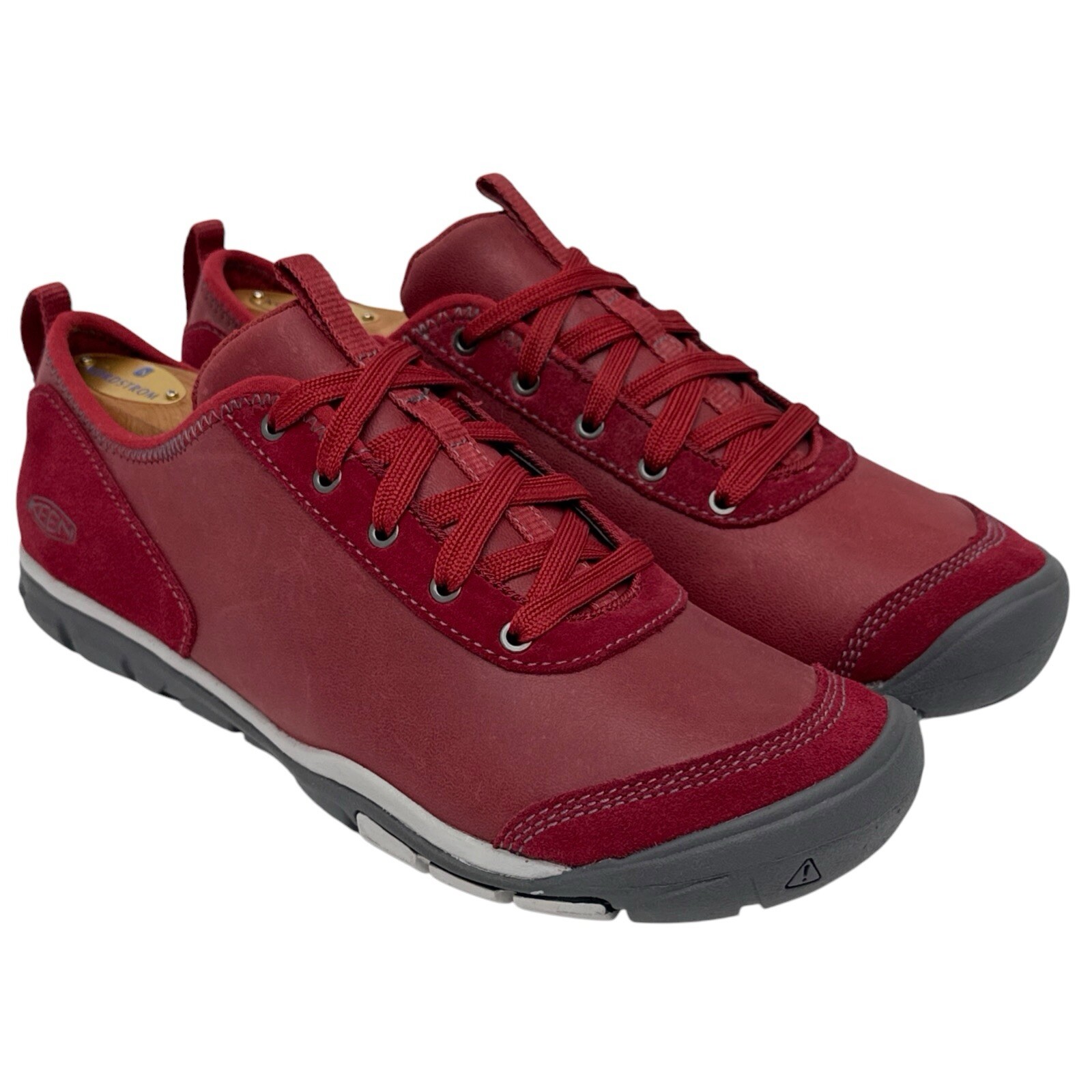 Scarpe da trekking KEEN Hush Lea sneakers basse rosso ciliegia donna taglia 9 usate in ottime condizioni