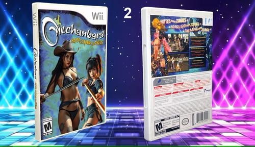 Onechanbara Bikini Samurai Squad - Custom Spicy Wii Cover. NO GAME! or CASE! - Picture 3 of 6