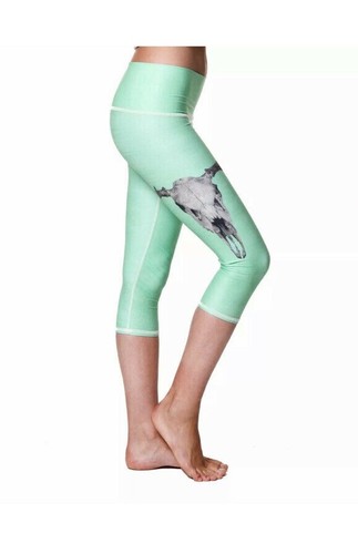 Teeki Deer Medicine Teal Yoga Exercise 