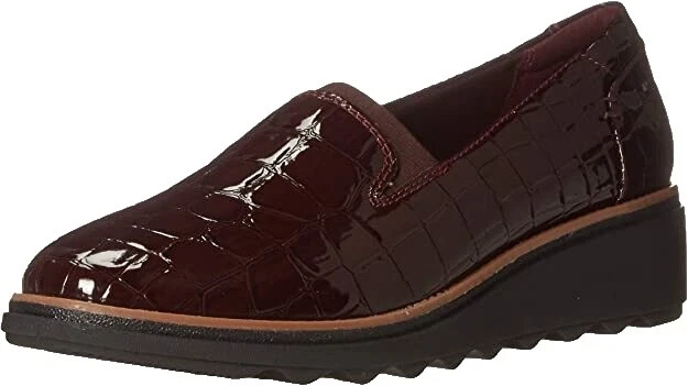Clarks Patent Leather Comfort Shoes for Women