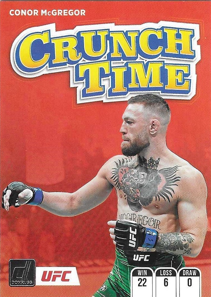Conor McGregor 2022 Donruss UFC Crunch Time #11 Trading Card