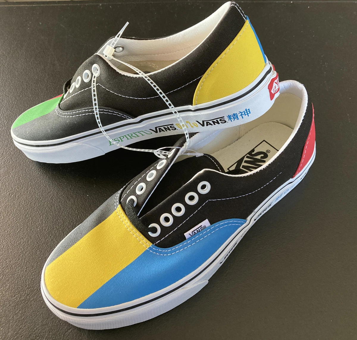 Vans era deals multicolor