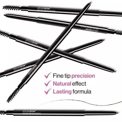 Wet n Wild Ultimate Brow Micro Eyebrow Retractable Pencil, Soft Brown, Ultra - Picture 6 of 11