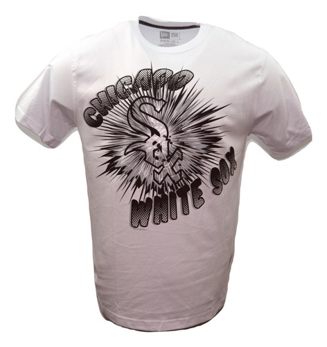 Chicago White Sox MLB Explode White Baseball T-Shirt 5th & Ocean by New Era - Picture 2 of 3