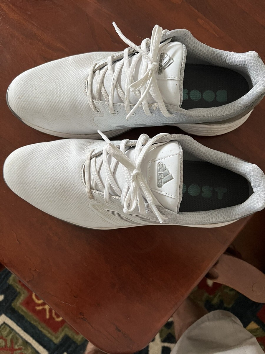 Adidas Mens ZG23 Golf Shoes - White/Dark Silver/Silver