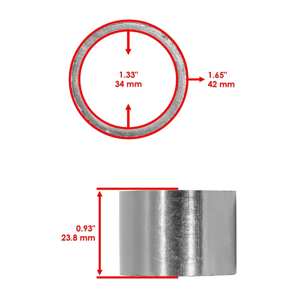Прокладка трубы глушителя выхлопной системы для Yamaha XT500 1977-1981 / XT250 1984 - Изображение 2 из 4