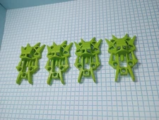4 Bionicle Lego 53542 Foot Toa Inika Clawed Lime Green retired WYSIWYG IRL