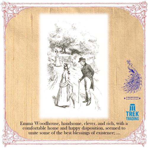 RBA Timeless Classics Emma by Jane Austen Cranford Novel Collection - Picture 3 of 3