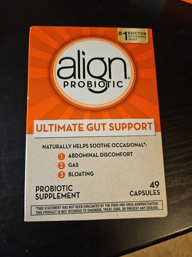 ALIGN PROBIOTIC Ultimate Gut Support Healthy  Digestive Support 49 Cap EX 12/27