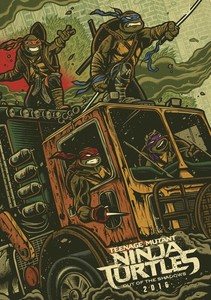 Teenage Mutant Ninja Turtles Movie Photo Print Poster Film Art