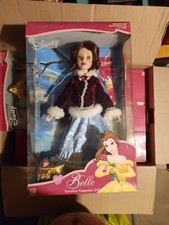 Princess Belle Porcelain Doll Brass Key 2002