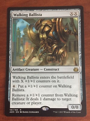 mtg cards like walking ballista Standard] Is this legit? It seems it should be legit. : r/spikes It deals 1 damage to any target. Walking Ballista - #1 Ultimate