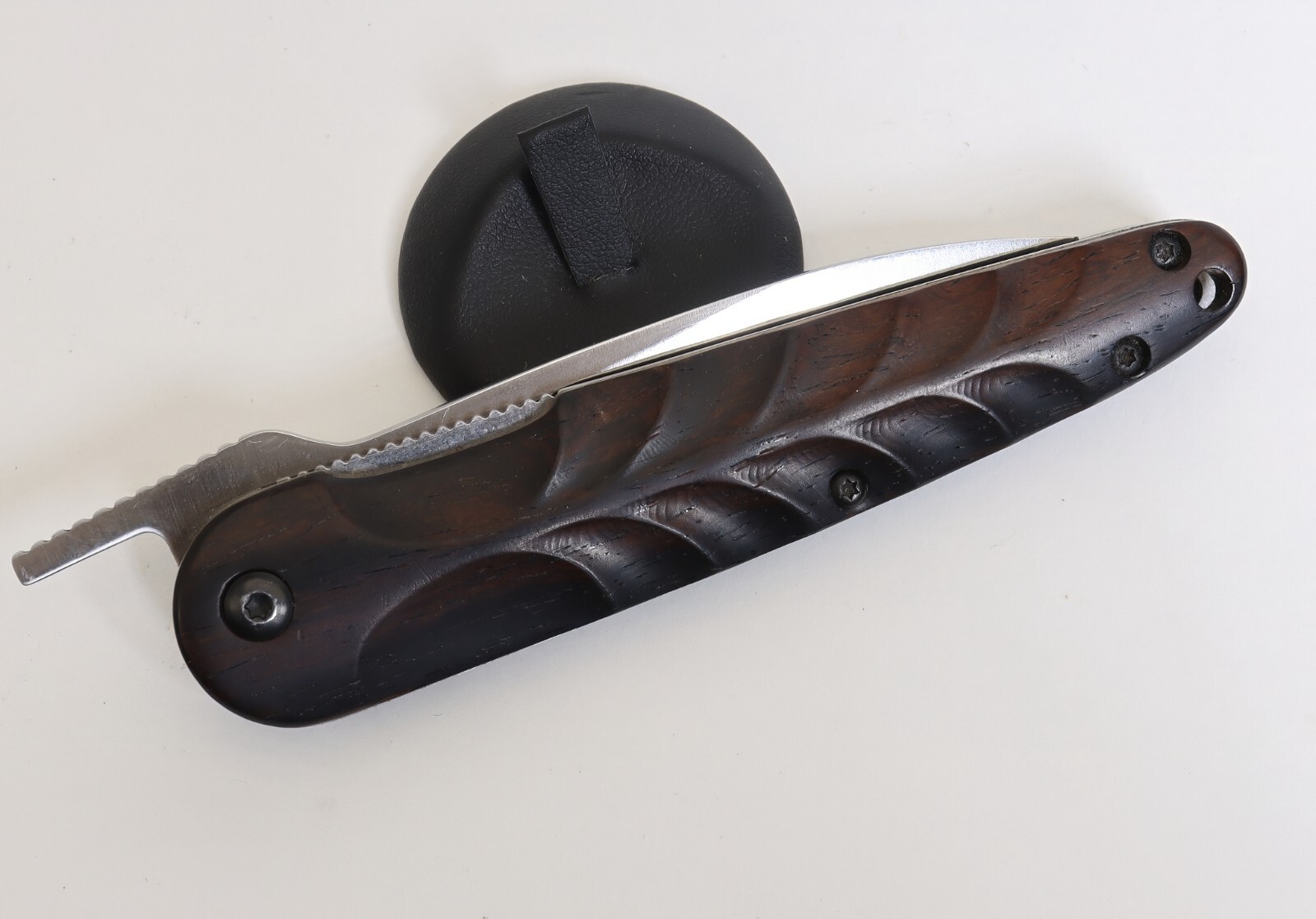 Hikari Japan Higo Flipper Liner Lock AUS8 SS Cocobolo Wood Handle Pocket Knife