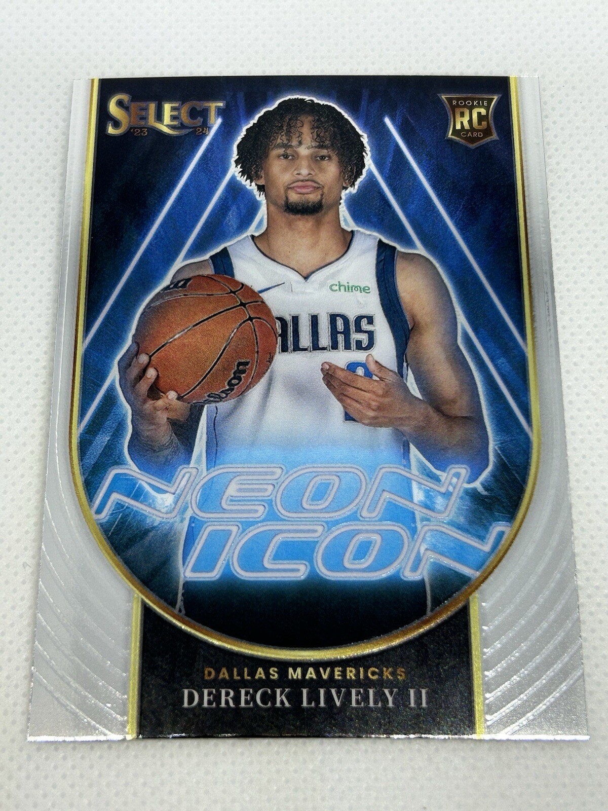 DERECK LIVELY II 2023 Select Neon Icon RC NBA Basketball Dallas