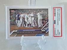 2024 Topps Now Los Angeles Dodgers MLB Card #861 NLCS Clinch PSA GEM MT 10
